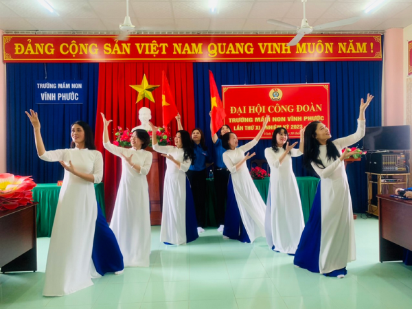 ĐẠI HỘI CÔNG ĐOÀN TRƯỜNG MN VĨNH PHƯỚC NHIỆM KỲ 2023-2028