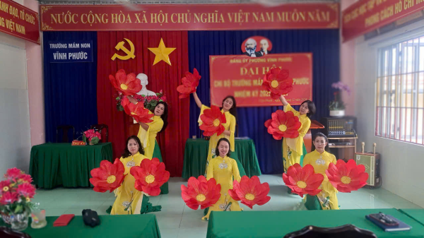 ĐẠI HỘI CHI BỘ TRƯỜNG MẦM NON VĨNH PHƯỚC NHIỆM KÌ 2025-2027