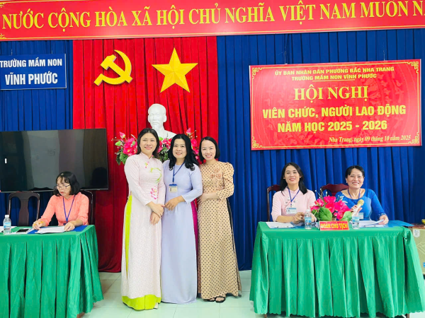Trường Mầm non Vĩnh Phước tổ chức Hội nghị cán bộ, viên chức, người lao động năm học 2025–2026